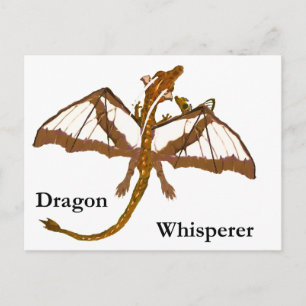 Mom and Child Dragons Postcard