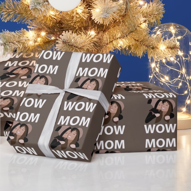 Mom and Child Mom Wrapping Paper (Holidays)