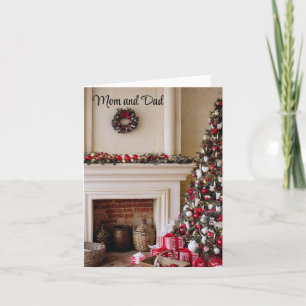 Mom And Dad Holiday Card