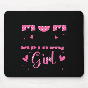 Mom And Dad Of The Birthday Girl Family Matching P Mouse Pad
