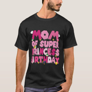 Mom And Dad Princess Birthday Girl Family Party De T-Shirt
