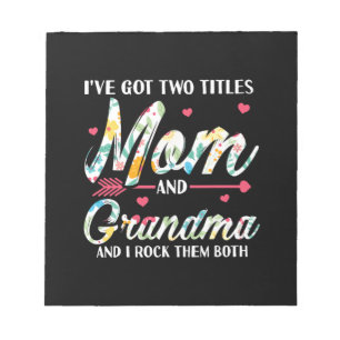 Mom And Grandma Birthday Notepad