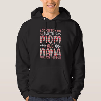 Mom And Grandma Quote Family Humour Text 1 Hoodie