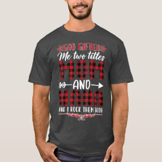 Mom and Grandma Quote Family Humour Text Design Pr T-Shirt