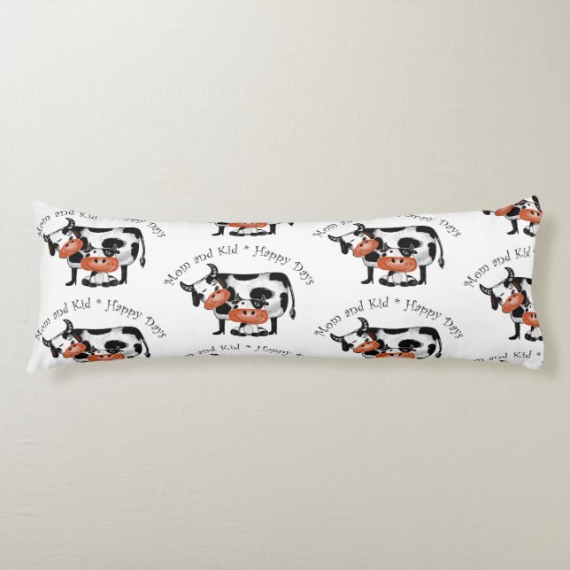 Mom and Kid * Happy Days Body Pillow (Front)
