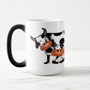 Mom and Kid Happy drinking Magic Mug