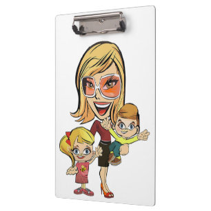 MOM AND KIDS CLIPBOARD
