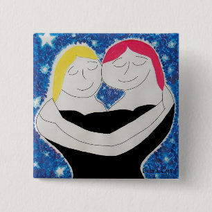 Mom and Me-Button 2 Inch Square Button