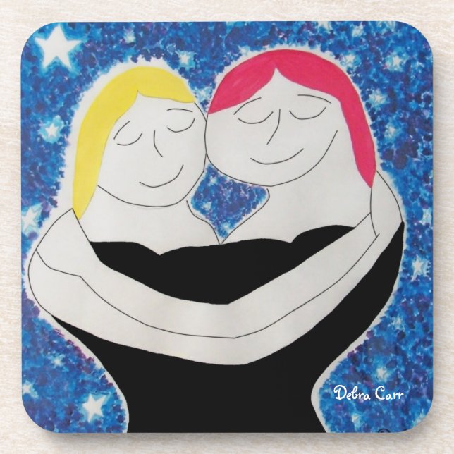 Mom and Me-cork coaster (Front)