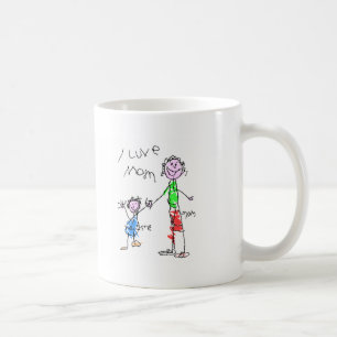 Mom and Me I Love Mom Coffee Mug