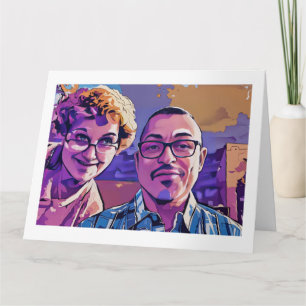 Mom and me Mother's Day 2017 ages 84 and 64 card