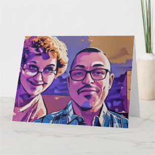 Mom and me Mother's Day 2017 ages 84 and 64 card