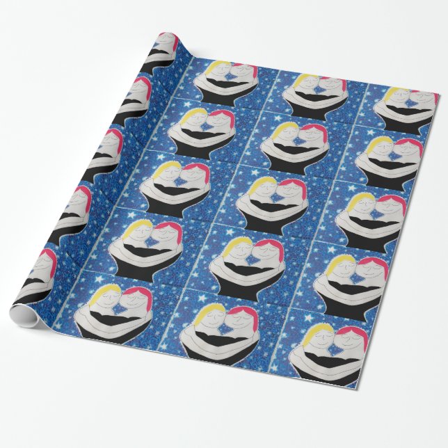 Mom and Me-wrapping paper (Unrolled)