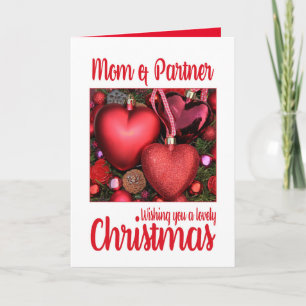 Mom and Parner Lovely Christmas card