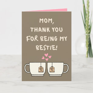 Mom Appreciation, Thank You Mom, Mother's Day Card