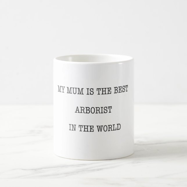 Mom Arborist gift present chainsaw cup (Center)