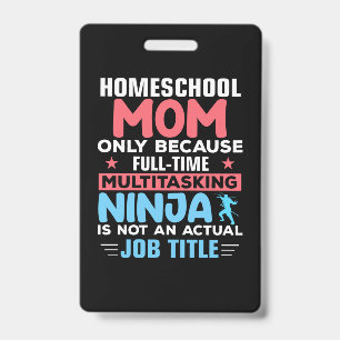 Mom Art Homeschool Mom Badge