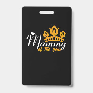 Mom Art Mammy Of The Year Badge