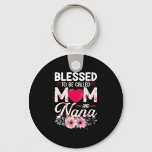Mom Art Mom And Nana Keychain