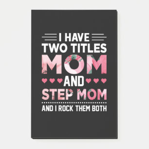 Mom Art Mom And Step Mother Post-it Notes