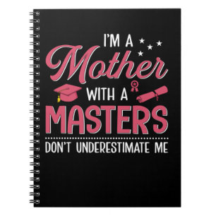 Mom Art Mother With A Master Notebook
