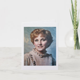 Mom as Computer Impasto Oil Painting  Card