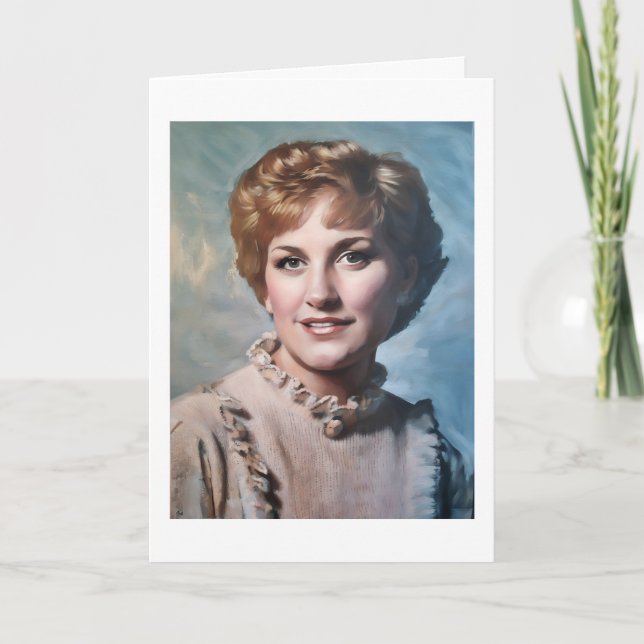 Mom as Computer Impasto Oil Painting  Card (Front)