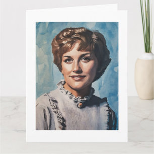 Mom as Computer Watercolor Painting Card