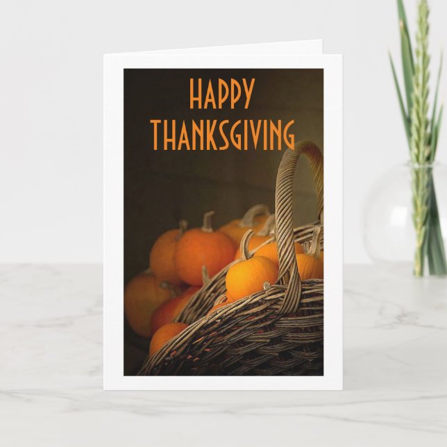 MOM-AT THANKSGIVING-THANKFUL FOR YOU ALL YEAR HOLIDAY CARD (Front)