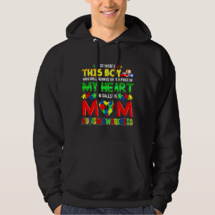 Mom Autism Awareness Mother Of Boys Hoodie