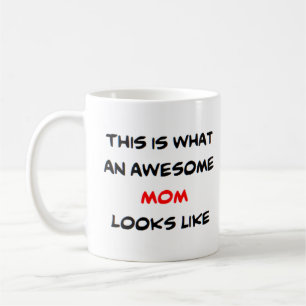 mom, awesome coffee mug