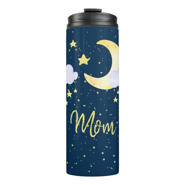 Mom Baby Boy Twinkle Twinkle Little Star-Themed  Thermal Tumbler (Front)