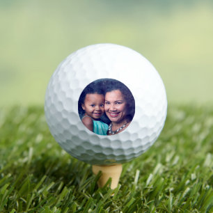 Mom Baby Child Family Photo Custom  Golf Balls