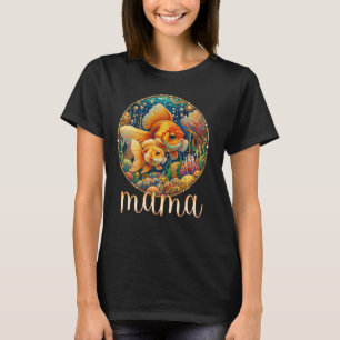 Mom Baby Goldfish - Fish Mama Mother's Day T-Shirt