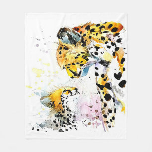 Mom Baby Lion Family Gift,Mom Daughter Birthday Fleece Blanket
