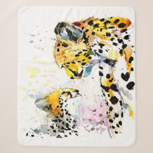 Mom Baby Lion Family Gift,Mom Daughter Birthday Sherpa Blanket