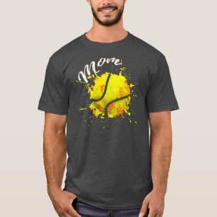 Mom Baseball Colourful T-Shirt