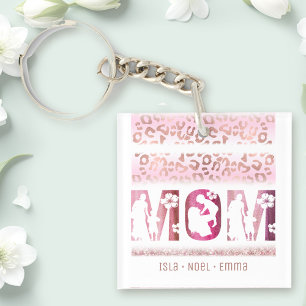 Mom, best mom ever, Children Names, Keychain