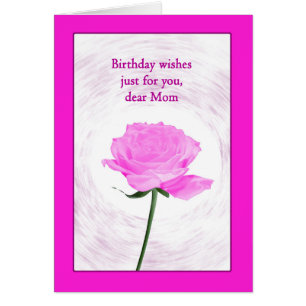 Mom Birthday Beautiful Pink Rose