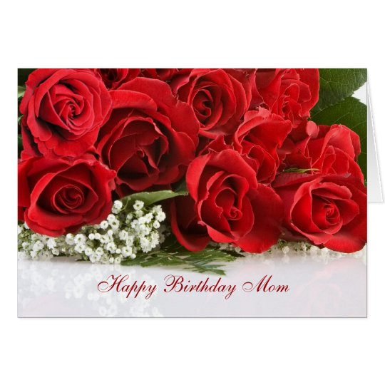New 70 Birthday Card Roses