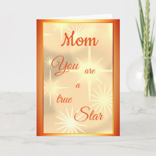 Mom Birthday luxury modern design Card