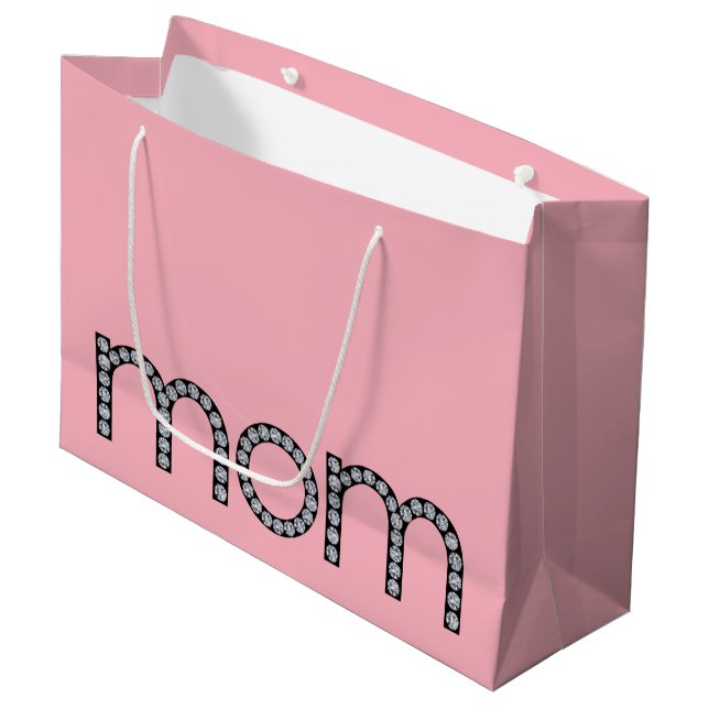 Mom bling gift bag (Front Angled)