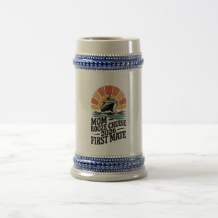 Mom Booze Cruise 2026 Family Matching  Beer Stein