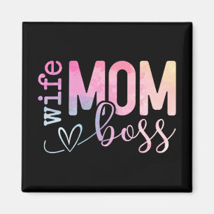 Mom Boss Funny Mothers Day Magnet