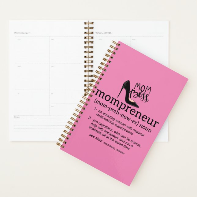 Mom Boss Mompreneur Planner (Display)