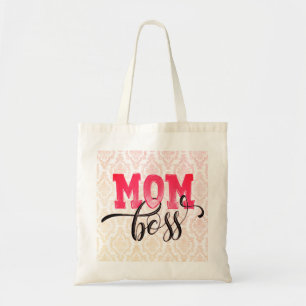 MOM BOSS - Pink Arabesque Mom's Tote Bag