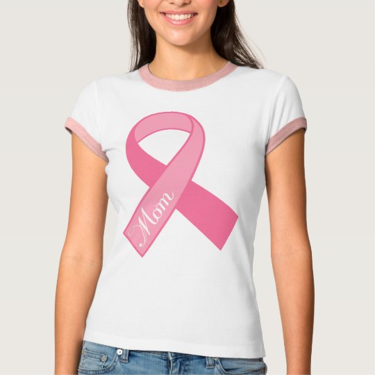 Mom Breast Cancer Pink Ribbon Gift T-Shirt