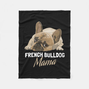 Mom Bulldog Bull Dog Lovers  Fleece Blanket