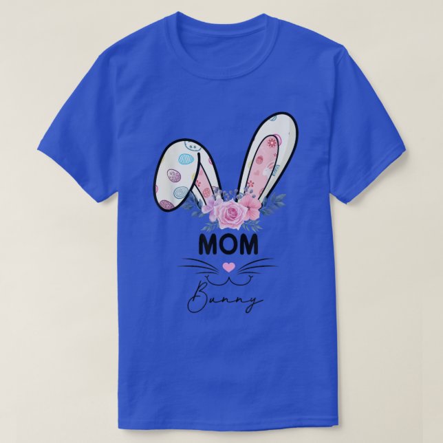 Mom Bunny Easter Eggs Happy Easter Day Women  T-Shirt (Design Front)