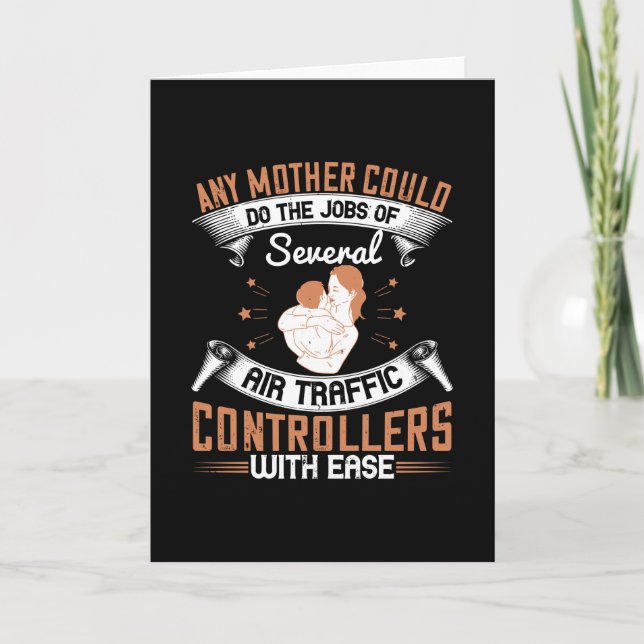 Mom - Busy like Air Traffic Controllers Card (Front)